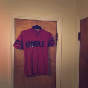 A beautiful red “humble” shirt